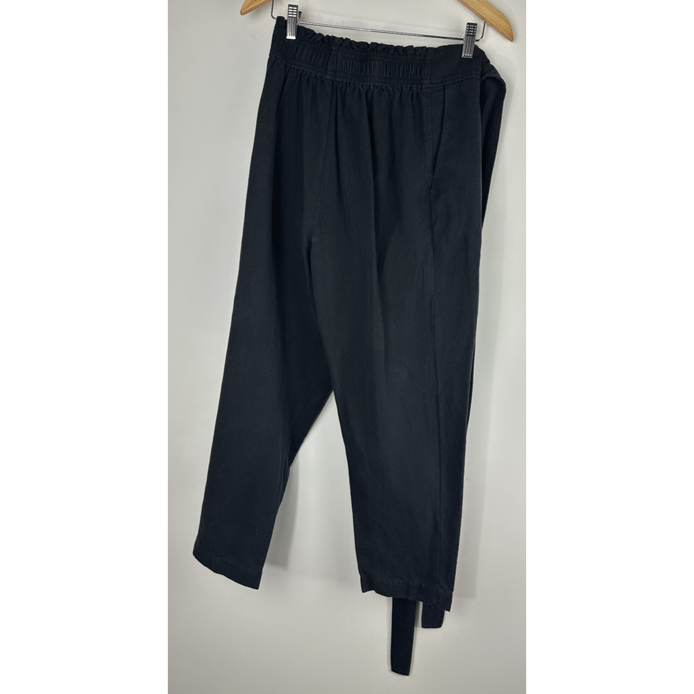 Apiece Apart Isa Wrap Pant Linen Cotton Blend Tie Waist Relaxed Trouser Size 4 - Picture 14 of 16